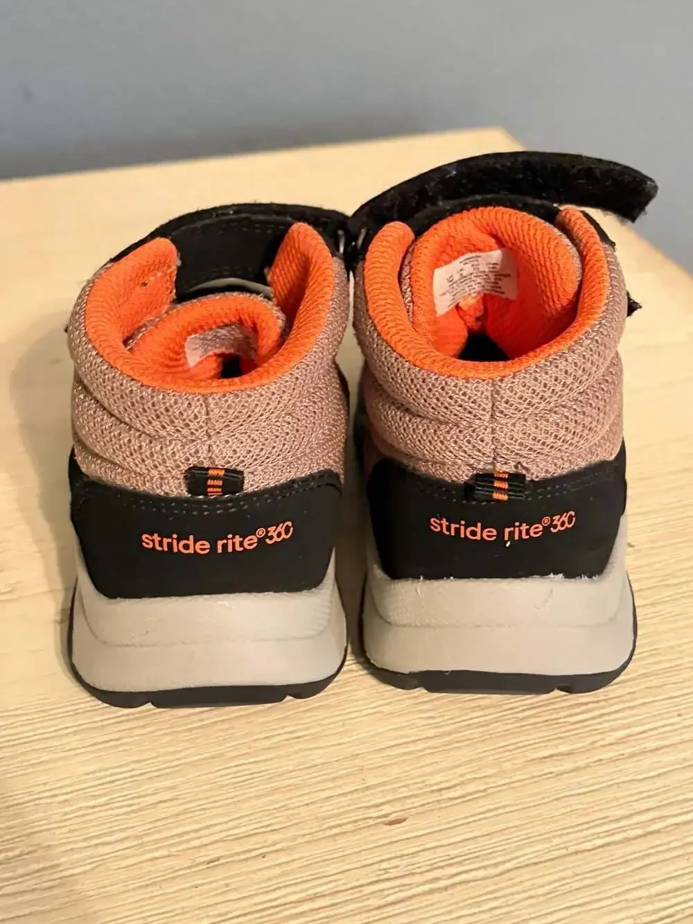 Stride Rite 360 Kamari Toddler Winter Boot Black Orange Size 7